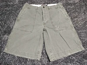 Pantalones Cortos American Eagle Para Hombre Estilo Chino Largo Ejército Verde Oliva Talla 32 - Imagen 1 de 8