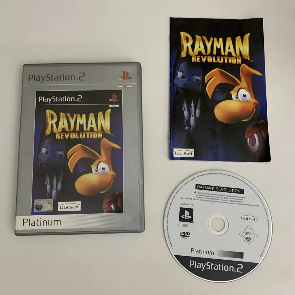 Rayman Revolution PS2 Sony PlayStation 2 PAL Platformer 2002 Game Complete - Image 1 of 4