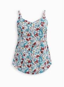 Torrid Disney Little Mermaid Tank Challis Neu mit Etikett Neu 0X - Bild 1 von 4