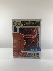Funko Pop! Marvel Walmart Exclusive Infinity War Red Chrome Thanos Avengers - Picture 1 of 6