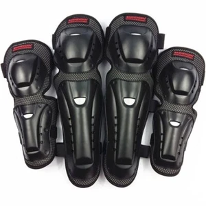 4pcs/set Motorcycle knee & elbow Protective Pad Motocross Skating Knee Protector - Picture 1 of 9