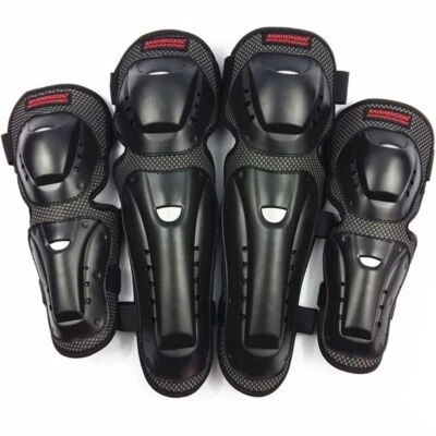 4pcs/set Motorcycle knee & elbow Protective Pad Motocross Skating Knee Protector - Image 1 of 4