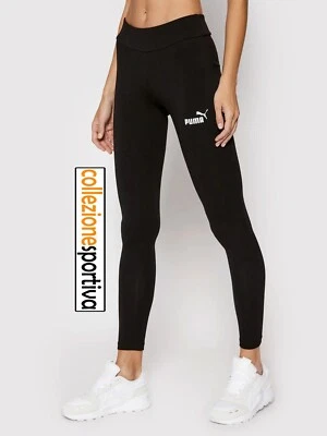 LEGGINGS DONNA PUMA ESSENTIALS 586835-01 col. nero/bianco - Immagine 1 di 4