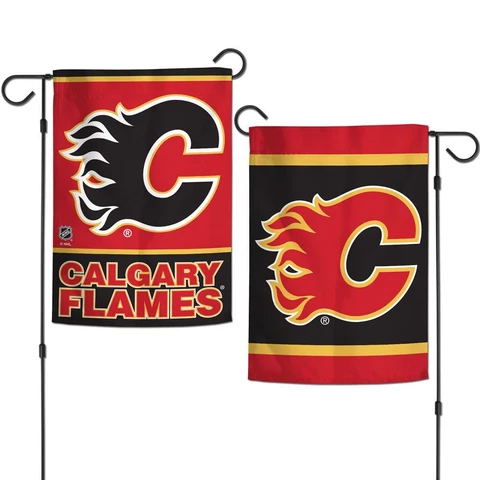 Calgary Flames NHL Wincraft 12x18 Double Sided Garden Flag Cover