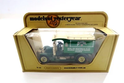 1910 Renault Type AG PERRIER WATER Matchbox Models of Yesteryear Diecast 1978 - Image 1 of 4
