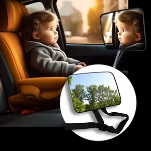 Autospiegel für den Rücksitz Bruchsicherer Rücksitzspiegel Spiegel schwenkbar - Bild 1 von 4