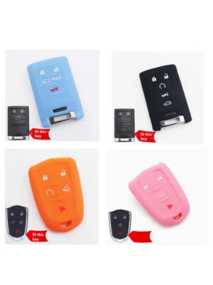 2 X Funda Silicona Llave Coche Para Cadillac ESCALADE CTS SRX XTS SLS ATS CT6 CT4 XT5  Foto 1 de 4