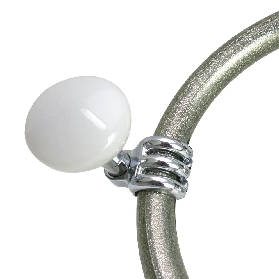 Retro Opaco Blanco Suicide Brody Volante Perilla Sport k10 Rally Gran Sport Foto 1 de 4