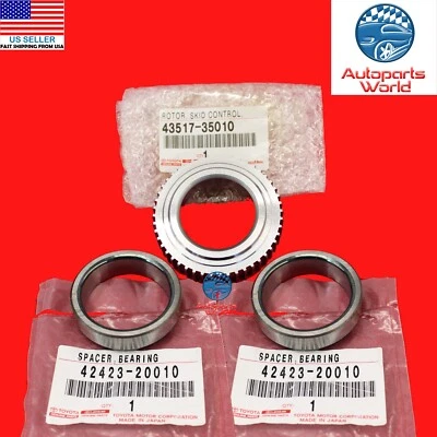 JUEGO DE RETENEDOR DE ROTOR Y COJINETE ABS ORIGINAL OEM TOYOTA 4RUNNER TACOMA TUNDRA T100 Foto 1 de 4