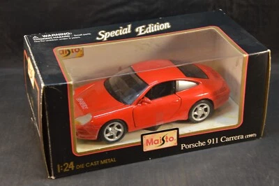 Maisto Special Édition Échelle 1:24 Porsche 911 Carrera 1997 Modélisme Thailand - Photo 1/3