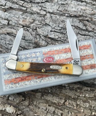 CUCHILLOS CASE XX ** 1998 STAG MINI CABEZA DE COBRE Foto 1 de 4