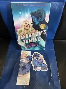 SIGNED RUBY DIXON ICE PLANET BARBARIAN'S TAMING SPECIAL EDITION BOOKMARK STICKER - Picture 1 of 9