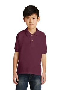 Gildan G880B Youth Short Sleeve DryBlend 6-Ounce Jersey Knit Sport Shirt - Picture 1 of 10