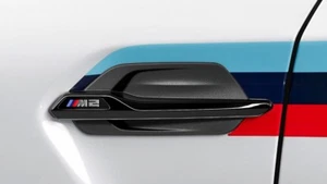 NEW BMW F87 M PERFORMANCE SIDE GRILL SET GLOSS BLACK 51712407179/80 - Picture 1 of 1
