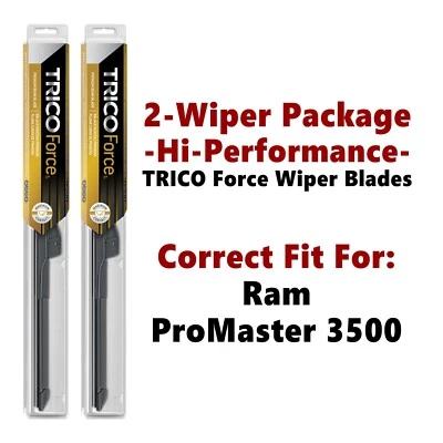 Limpiaparabrisas de alto rendimiento de 2 unidades para Ram ProMaster 3500 2014+ - 25260/220 Foto 1 de 4