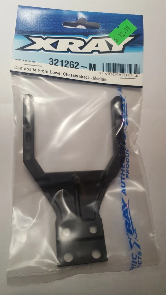 XRAY Composite Front Lower Chassis Brace - MEDIUM #321262 - Image 1 of 1