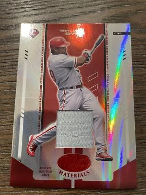 2004 Leaf Certified Materials #135 Marlon Byrd Espejo Tela Rojo #/150 Foto 1 de 2