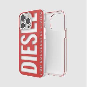 Cover - DIESEL - Apple iPhone 13 Pro/ iPhone 13 Clear Aop Collection Red