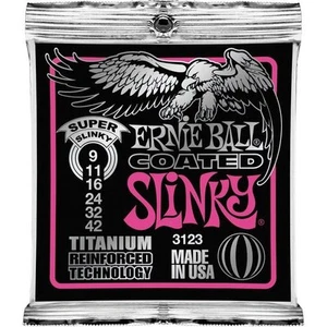 Ernie Ball 3123 Coated Super Slinky Electric strings 9-42 - Picture 1 of 1