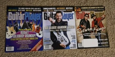 RARE GUITAR PLAYER MAGAZINE HOLIDAY 2015 SEPTEMBER OCTOBER  2016 ISSUES - Image 1 of 4