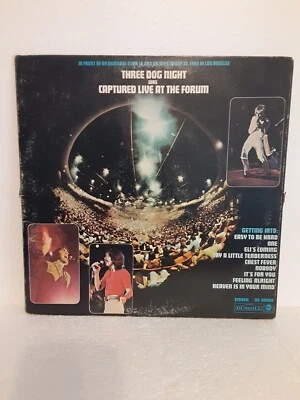 Three Dog Night Captured Live At The Forum vinyl record album LP DS 50068  1969 - Image 1 of 4