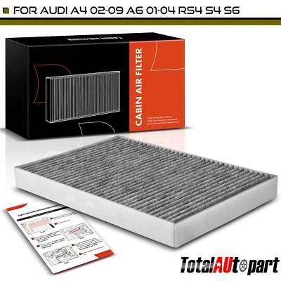 Filtro de aire de cabina de carbón activado para Audi A4 2002-2009 A4 Quattro A6 RS4 RS6 S4 Foto 1 de 4