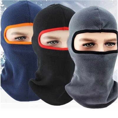 Unisex Invierno Cálido Pasamontañas Cara Completa Cubierta Polar Motocicleta Esquí Sombrero a Prueba de Viento Foto 1 de 4