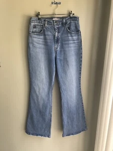 Levi’s Blue 70’s High Flare Jeans Size: W31 L32 - Picture 1 of 12