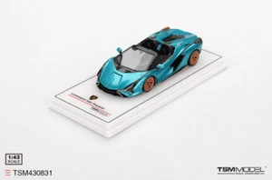(Pre-order) TSM 1:43 Lamborghini Sian Roadster Blu Uranus I TSM430831 - Bild 1 von 4