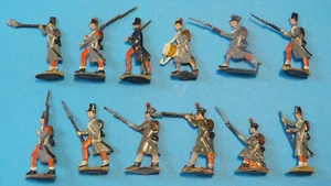 Flat Tin - Zinnfiguren - 12 French Soldiers 1830 - Colonies - Picture 1 of 1