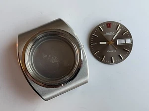 NOS Omega Megaquartz 32KHz 196.0030 Dial, Hands & Case - Imagen 1 de 7