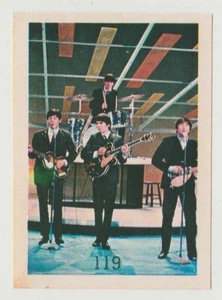 1980 South American Pop Star Sticker #119 UK Group The Beatles John Paul George - Picture 1 of 1