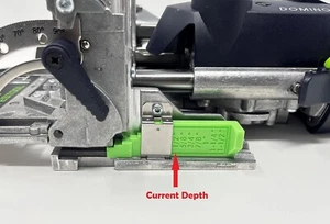 Imperial Thickness Gauge for Festool Domino DF 500 - Made in UK - Picture 1 of 4