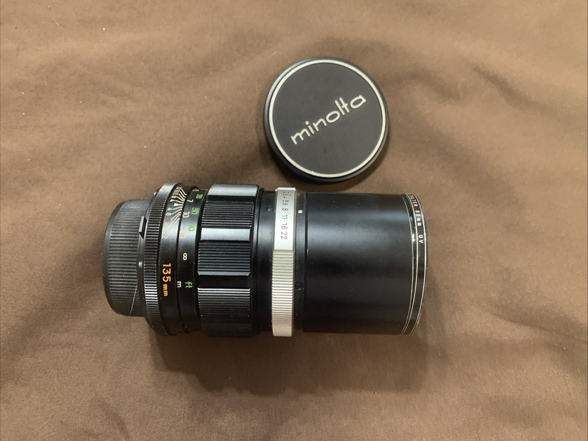 Minolta Rokkor PF 135mm Focal f/2.8 Camera Lenses for sale Minolta Rokkor PF 135mm Focal f/2.8 Camera Lenses for sale