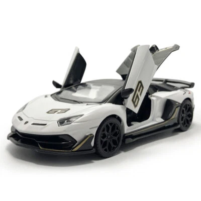 1:32 Lamborghini Aventador SVJ 63 Model Car Diecast Toy Cars Gifts White - Image 1 of 4