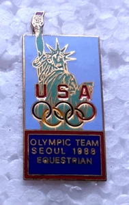 1988 Seúl Corea del Sur Verano Juegos Olímpicos Tack Pin Solapa Sombrero Chaleco Esmalte Pin - Imagen 1 de 1
