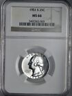 1964 P 25C WASHINGTON SILVER QUARTER NGC MS66 3492562 065 1964 P 25C WASHINGTON SILVER QUARTER NGC MS66 3492562 065