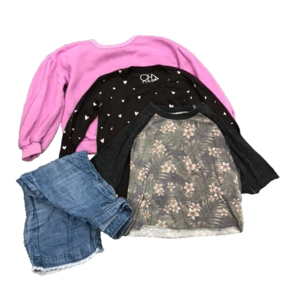 Lote Conjunto Chaser Bella Dahl Niñas 6 Sudadera Camiseta Jeans Jugar Escuela  Foto 1 de 4
