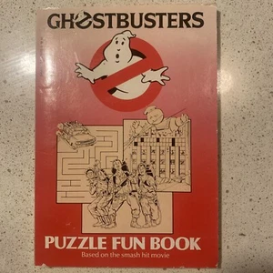 Rare 1985 Ghostbusters Puzzle Fun Book ~Clean Fast Shipping - Picture 1 of 11