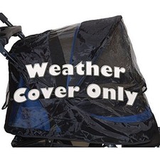 Weather Cover for No-Zip Jogger & At3 Pet Stroller - Black