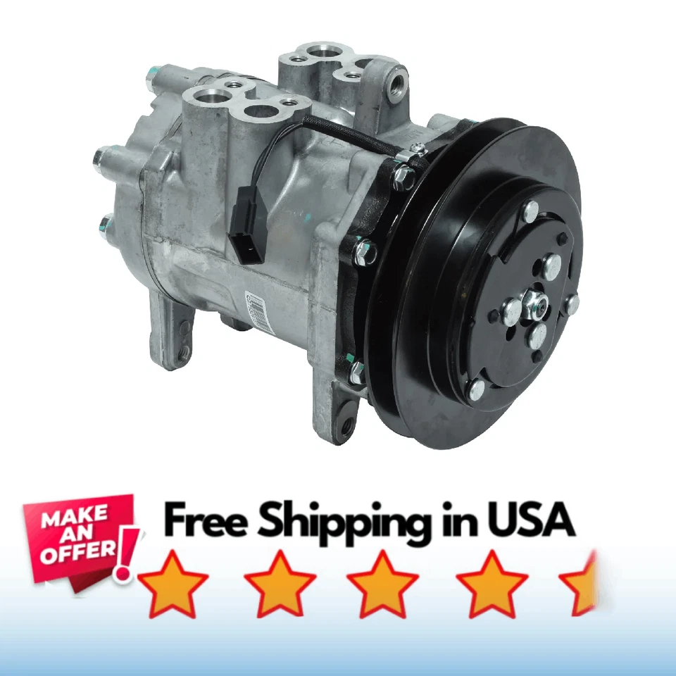 Compressor A/C Fit Ford E-150 Econoline 1983-1986, Ford F-150 1982-1986 - Image 1 of 1