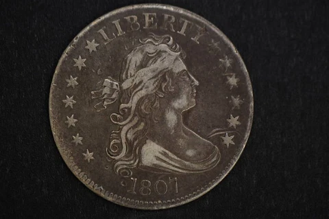 1807  XF Detail   Draped Bust Quarter  Condition Rarity Cover