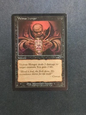 MISPRINT | MISCUT MTG Vicious Hunger Nemesis #74 Magic the Gathering - Image 1 of 2