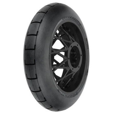 Pro-Line Racing 1/4 Supermoto Tire Rear MTD Black Wheel PM-MX PRO1022310 RC Tire - Image 1 of 4