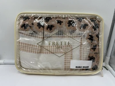 FRETTE China Encaje Euro Sham 26x26 Original $575 Foto 1 de 3