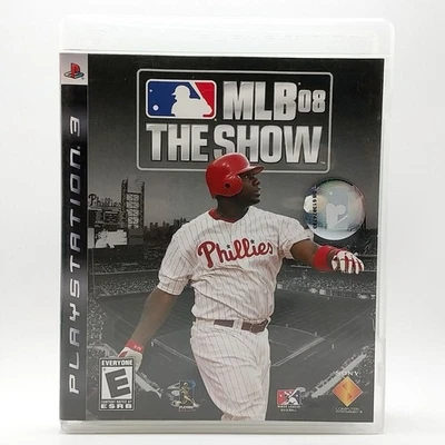 MLB 08 The Show (PS3 Sony PlayStation 3, 2008) Complete with Manual - Image 1 of 4