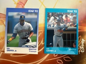 Star Ken Griffey Jr 1992 promoción y prototipo LE/800 Ken Griffey Jr #N espalda en blanco - Imagen 1 de 2