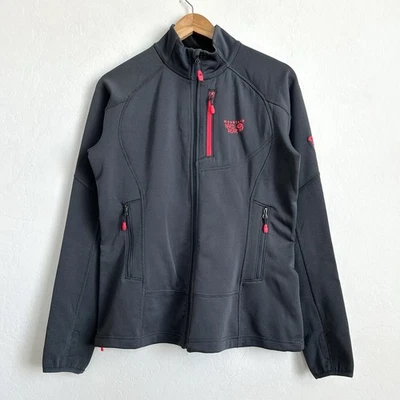 Chaqueta Mountain Hardwear Mujer Mediana Cremallera Completa Softshell Forrada de Vellón Negra Foto 1 de 4