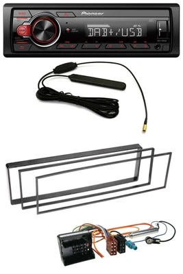 Pioneer MP3 DAB 1DIN AUX USB Autoradio für Peugeot 307, 1007 (2001-2009) - Bild 1 von 4