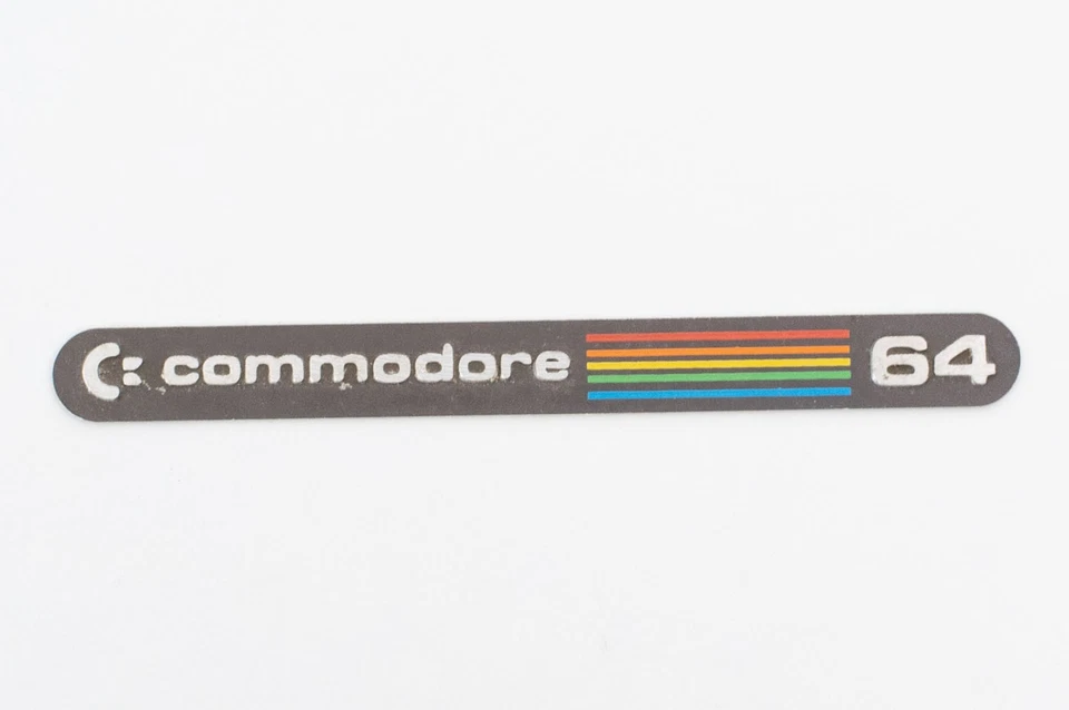 vintage Commodore 64 case badge - Bild 1 von 1